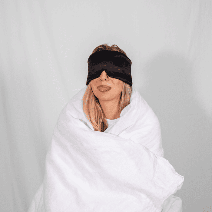 Zijden slaapmasker met zijde van hoge kwaliteit – lichtblokkerend en geschikt voor gevoelige huid
