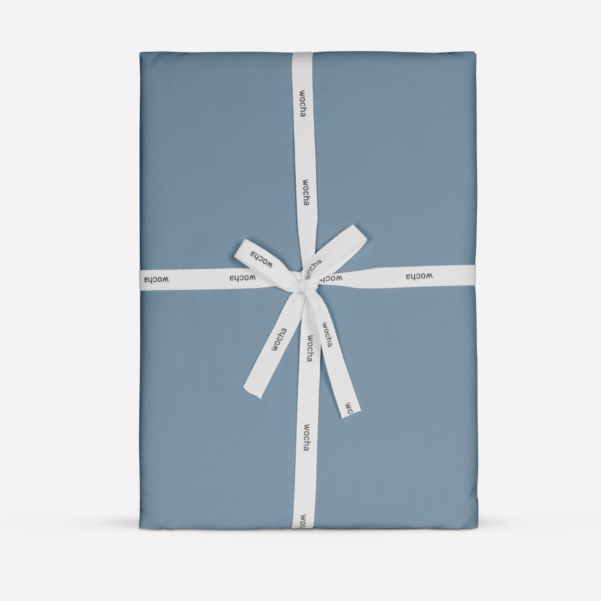 Dekbedovertrek katoen satijn blauw