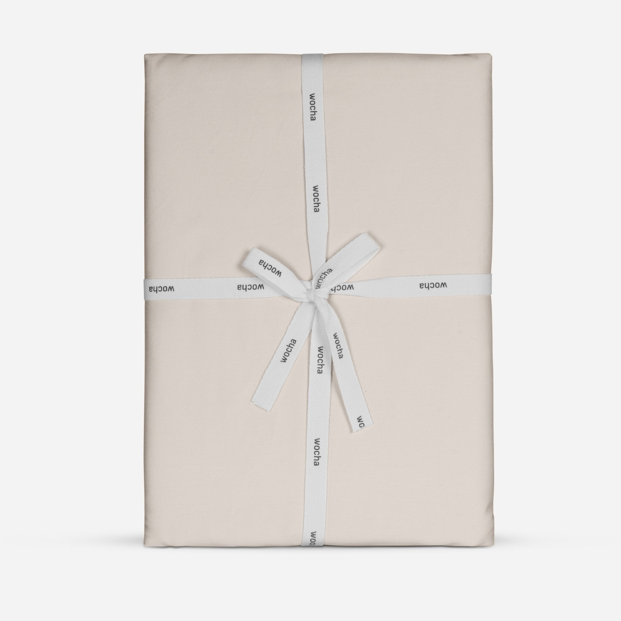 Dekbedovertrek katoen satijn creme