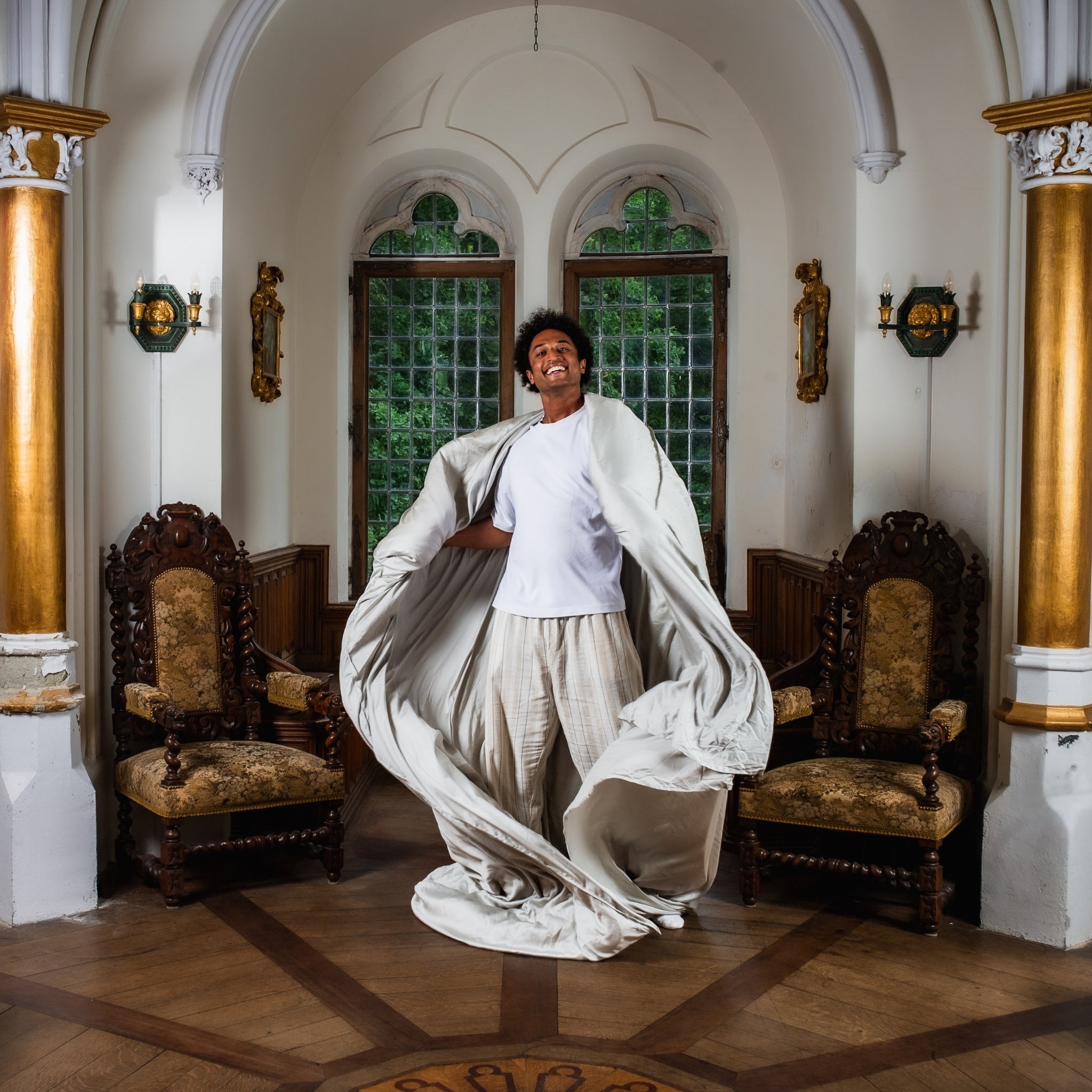 Dekbedovertrek tencel mistgrijs