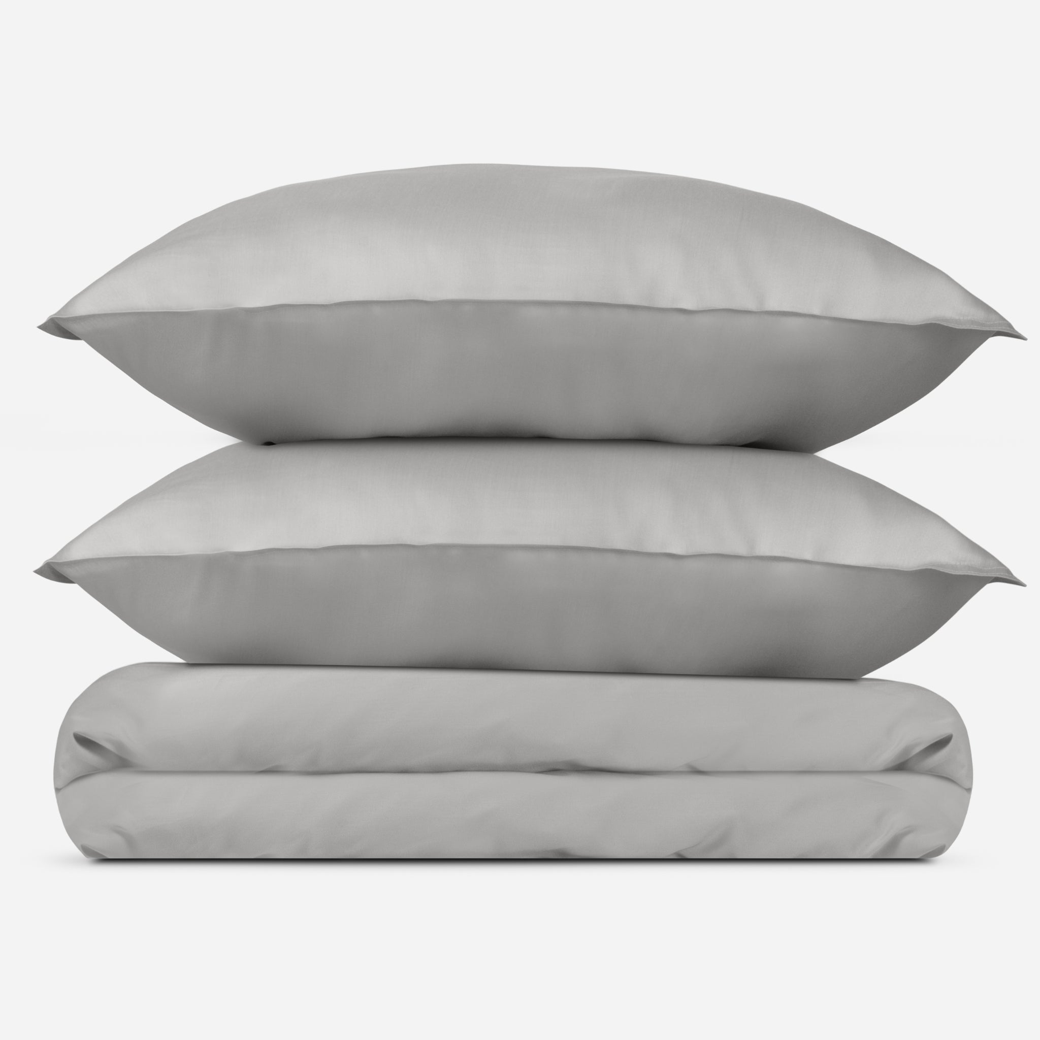 Pre - order Dekbedovertrek tencel mistgrijs