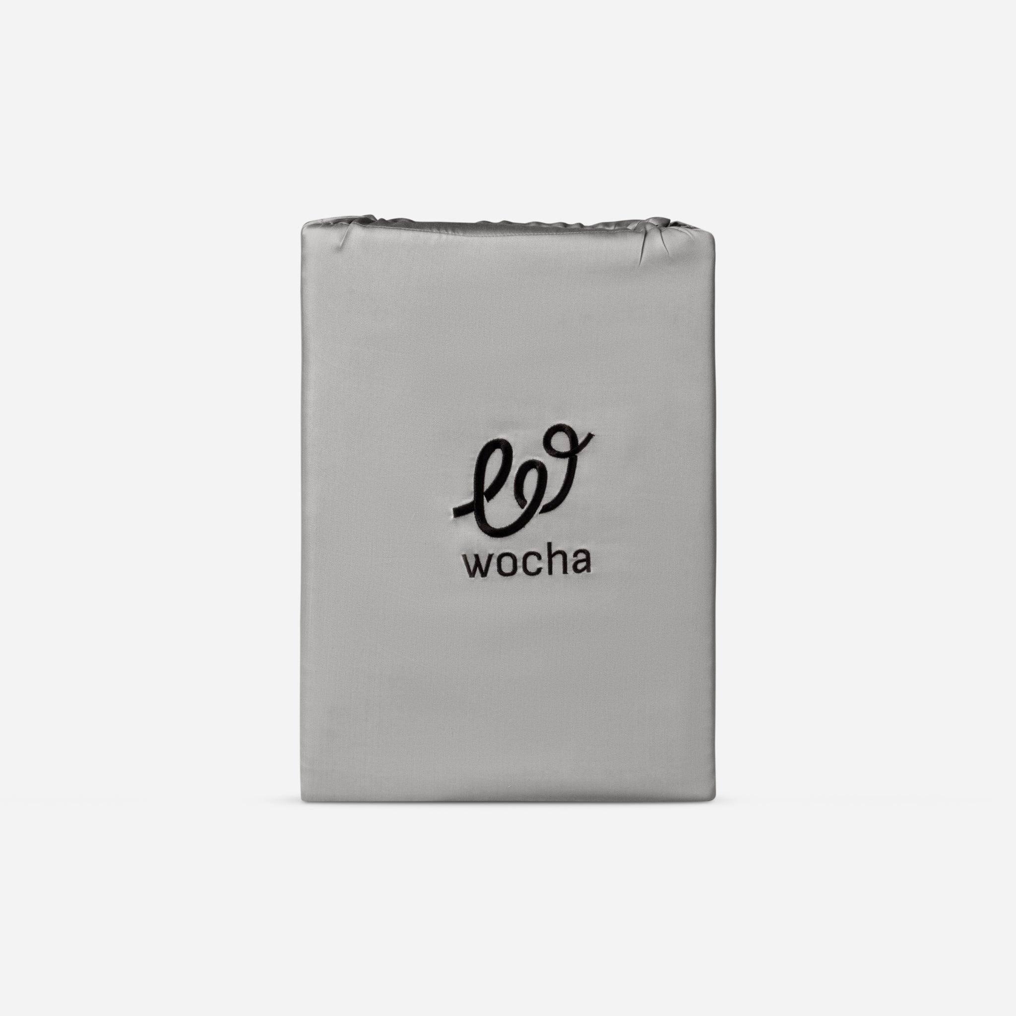 Pre - order Dekbedovertrek tencel mistgrijs