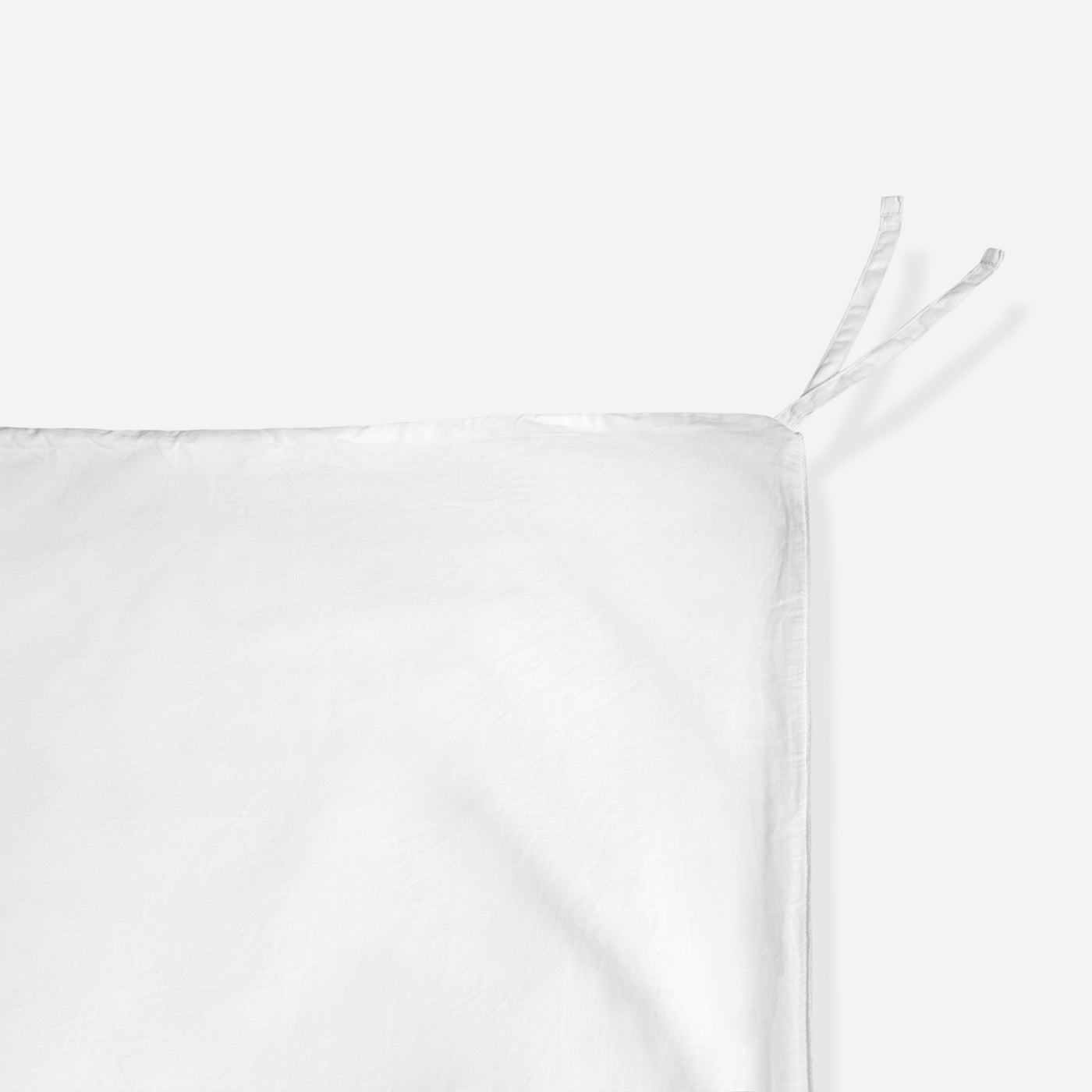 Ademend dekbedovertrek van Katoen satijn Wit Tencel – perfecte balans tussen comfort en elegantie