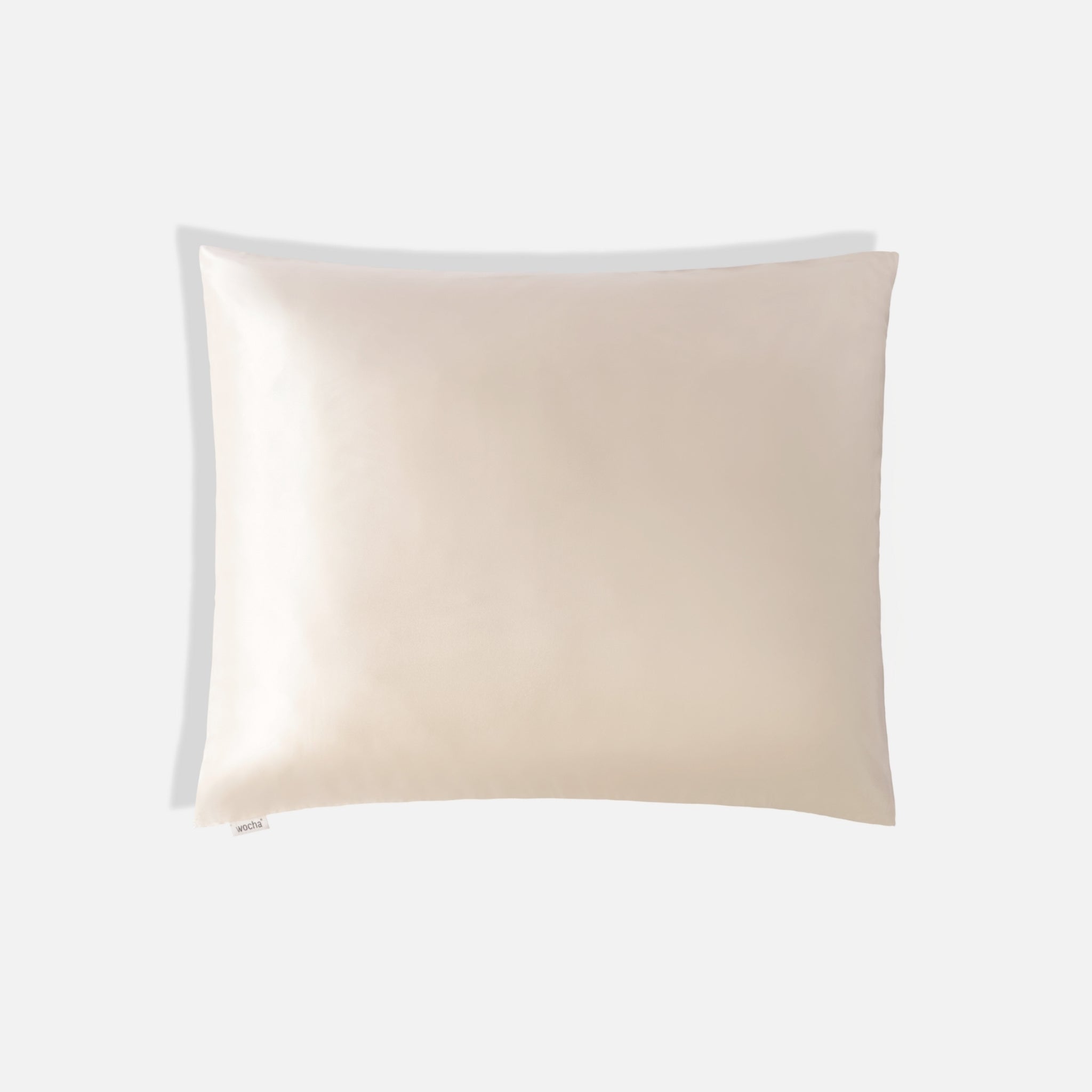 Zijden kussensloop champagne