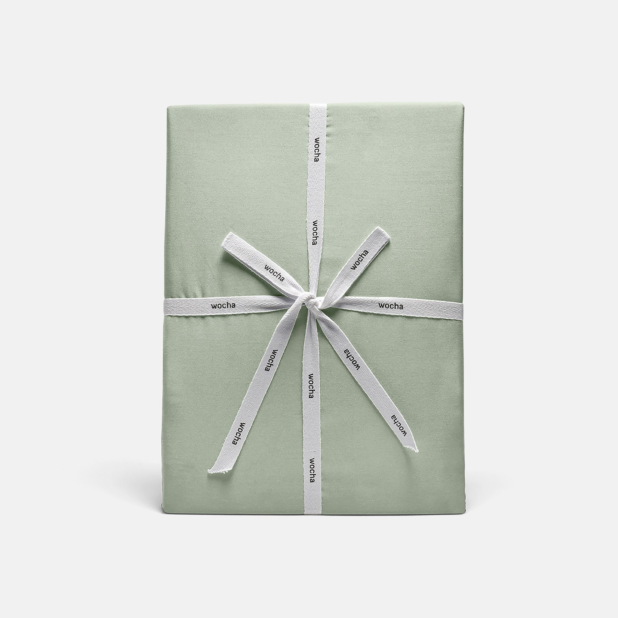 Dekbedovertrek katoen satijn groen