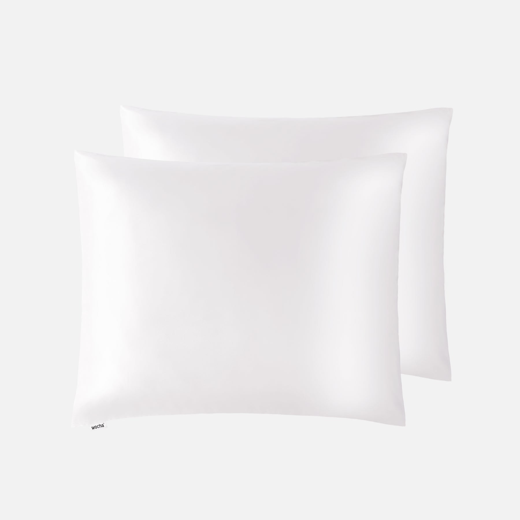 Zijden Kussenslopen Wit - Set van 2