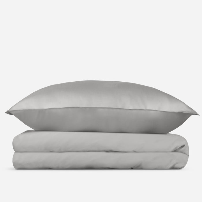Dekbedovertrek tencel mistgrijs