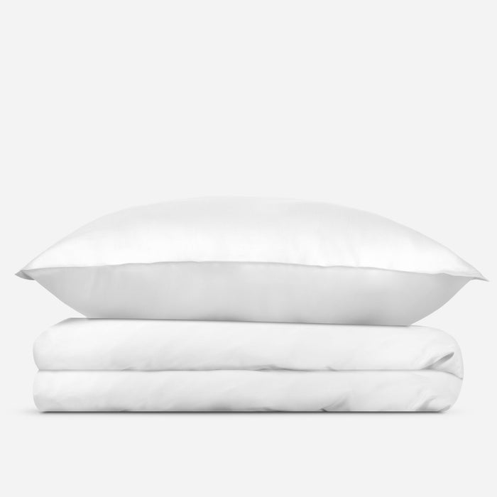 Dekbedovertrek tencel wit